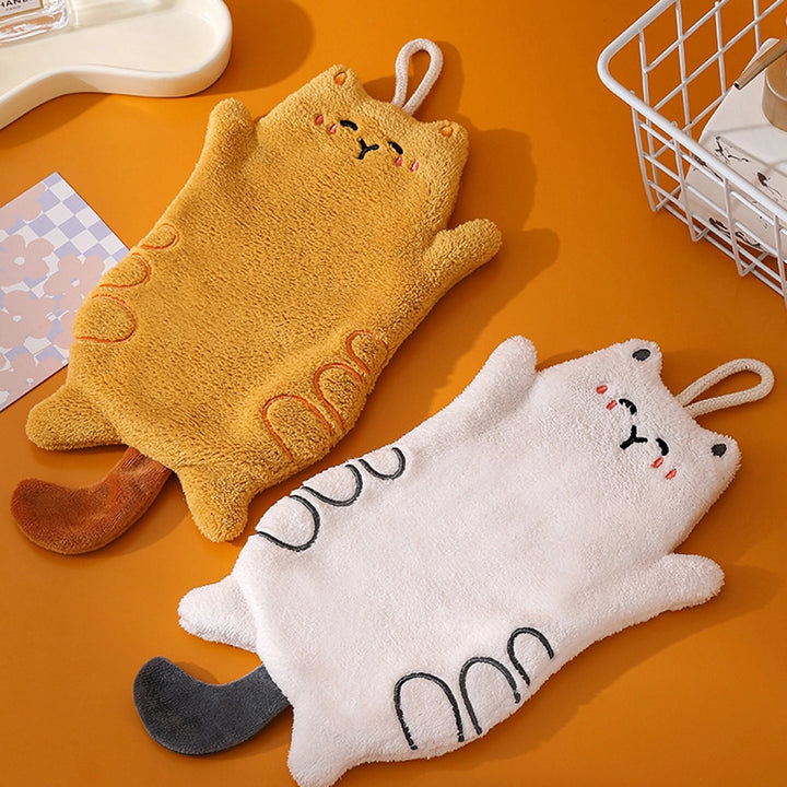 Cute Kawaii Hand Towel - Super Absorbent Hanging Dishcloth