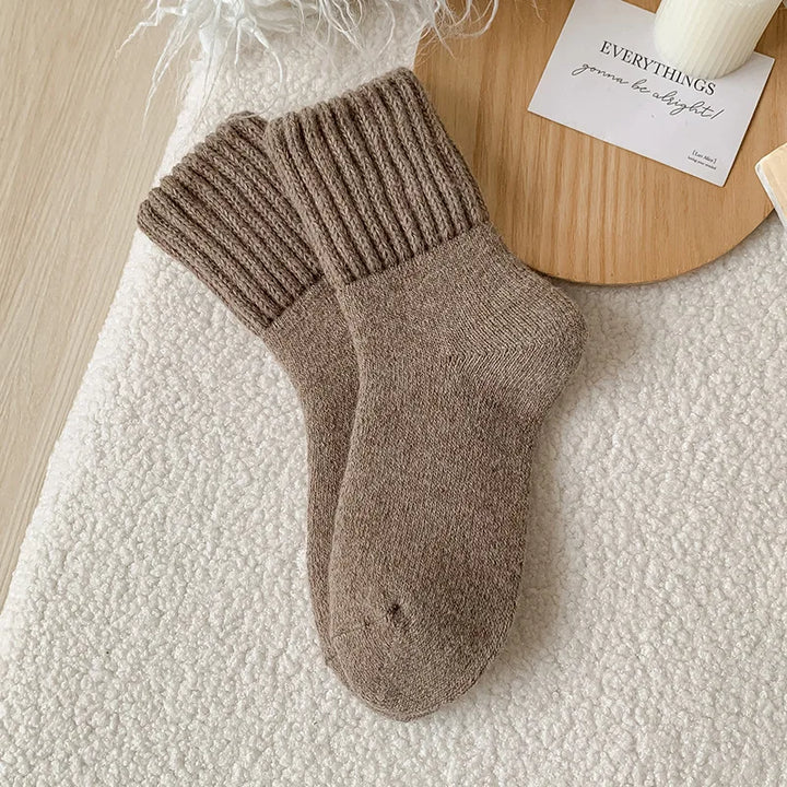 Women's Winter Thick Wool Low Tube Cashmere Socks