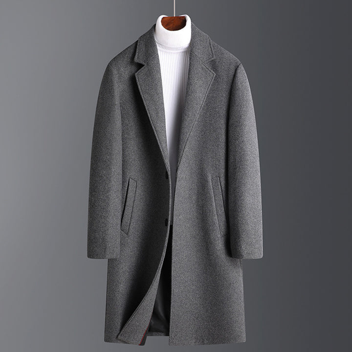 Wool Korean Style Casual Winter Thickened Velvet Woolen Coat