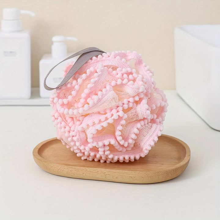 Flower Lace Bath Sponge Ball