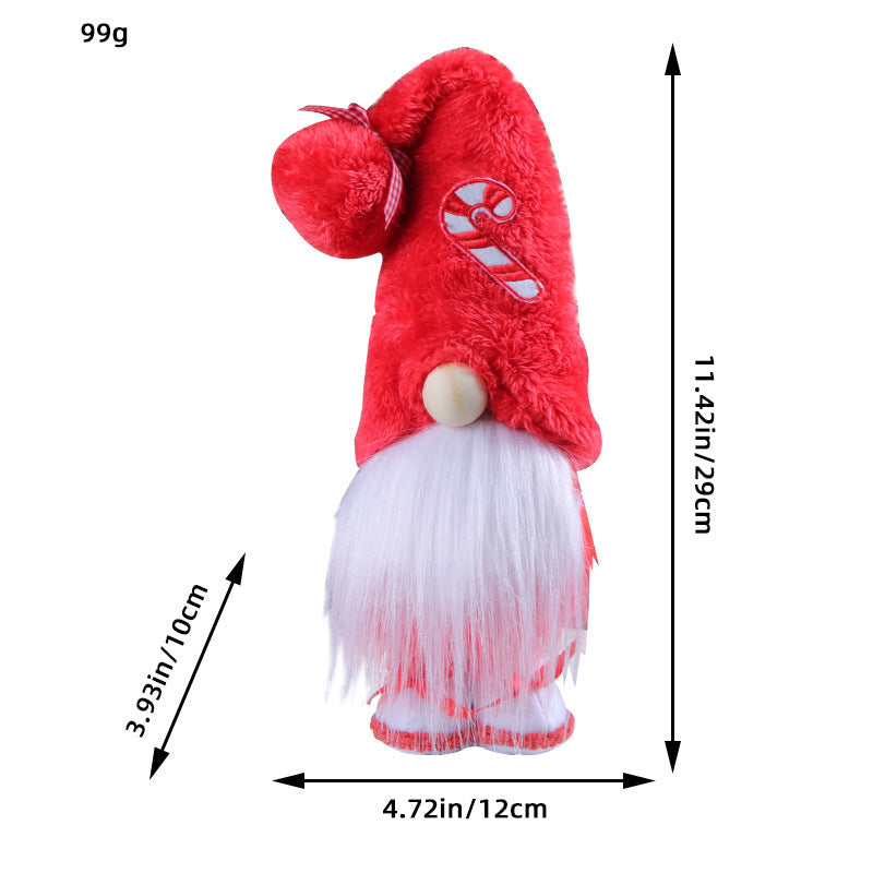 Christmas Candy Faceless Elderly Decoration Creative Doll Decorations