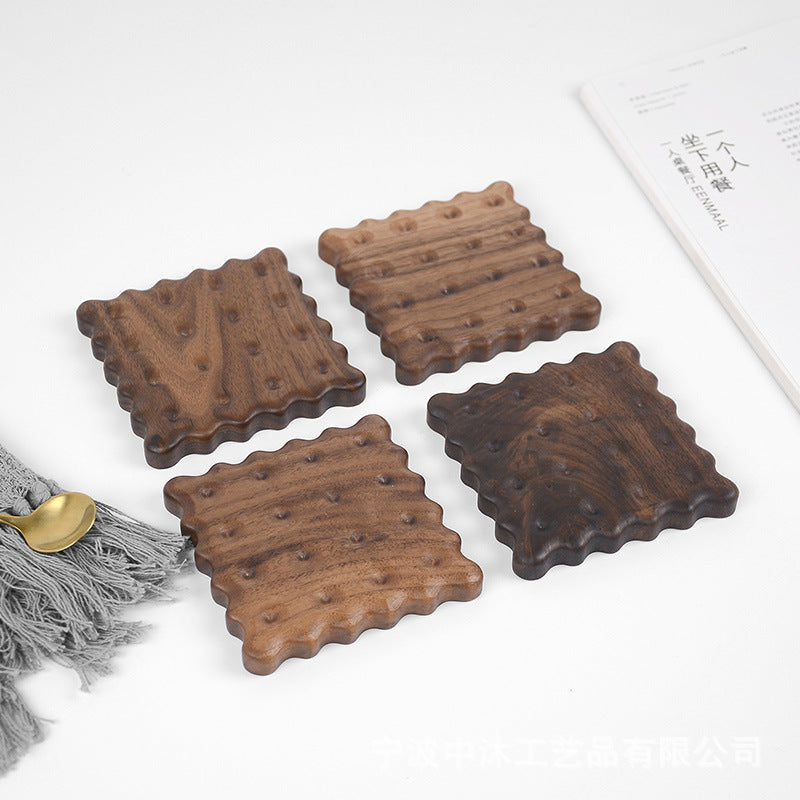 Natural Wooden Cookie Coaster