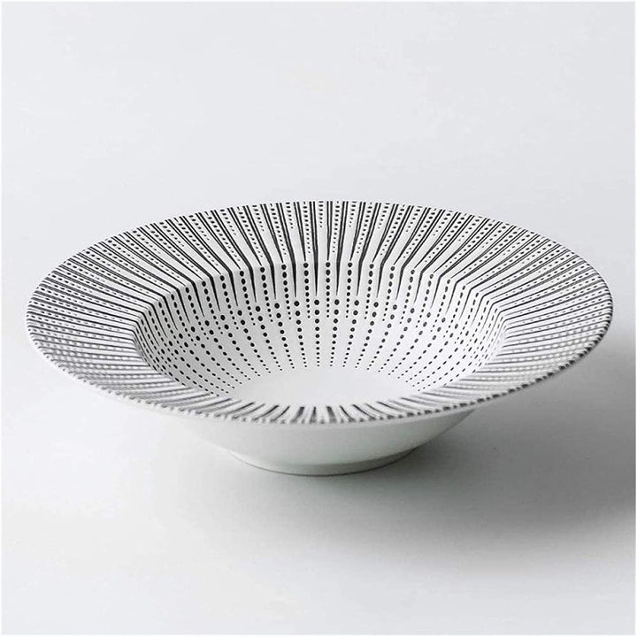 Elegant Ceramic Deep Plates for Pasta, Soup, and Salads