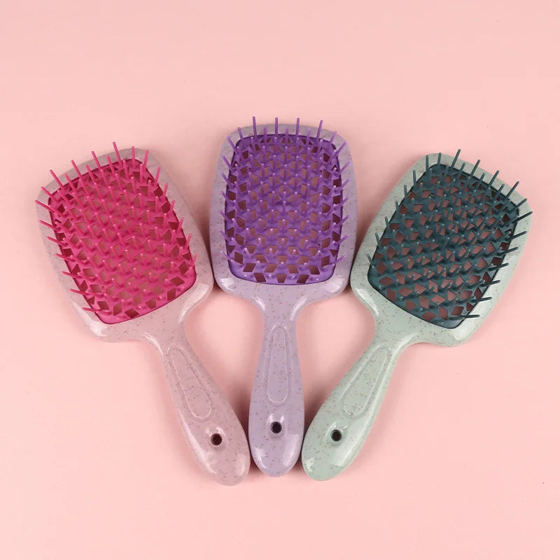 Square Grid Hollow-out Massage Comb