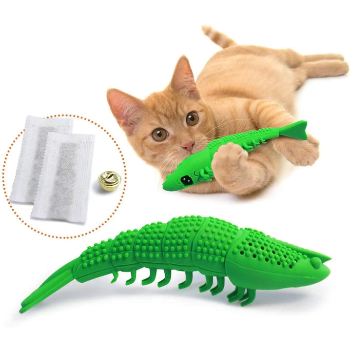 Interactive Cat Toothbrush Toy