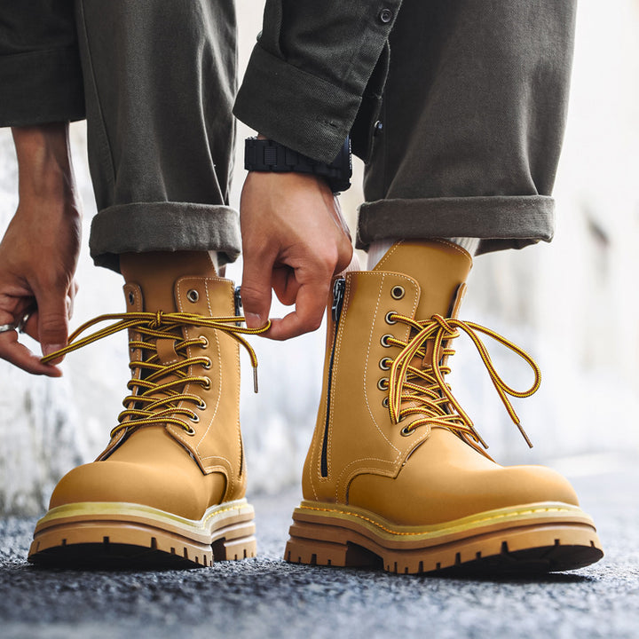 Handmade Vintage British Men Ankle Boots