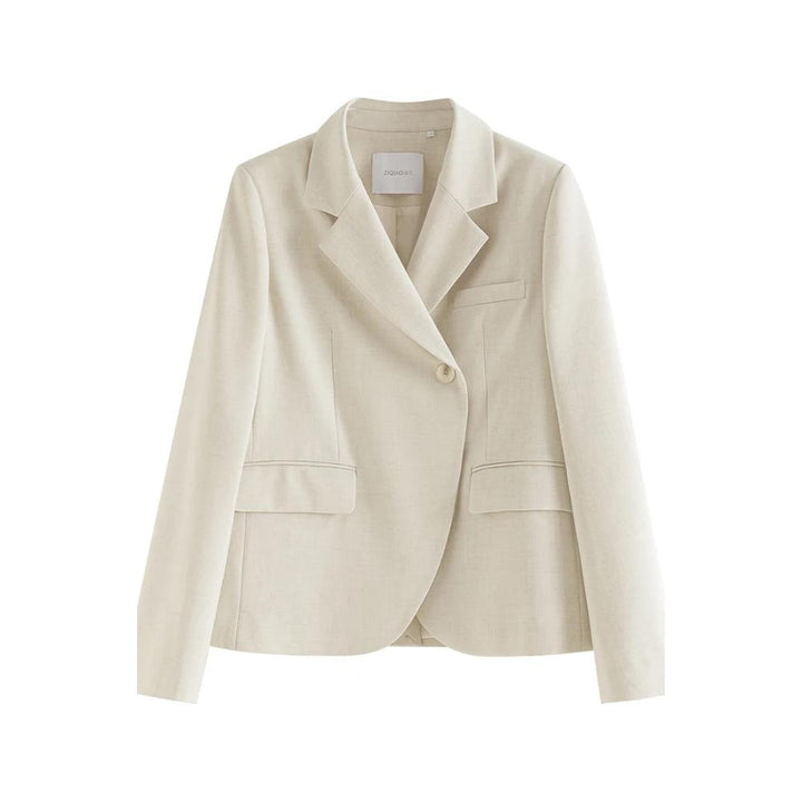 Versatile Women's Solid Color Suit Jacket