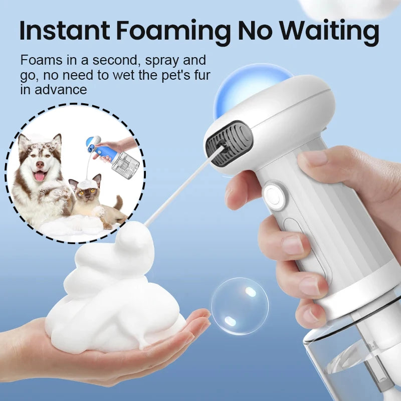 350ml Rechargeable IPX7 Water-Resistant Pet Soap Dispenser