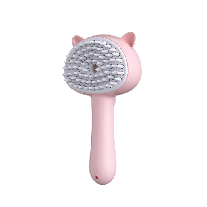 3-in-1 Pet Grooming Electric Steamer Brush with Massage & Hair Removal Comb