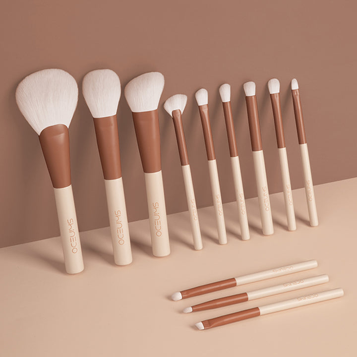 12-Piece Professional Makeup Brush Set