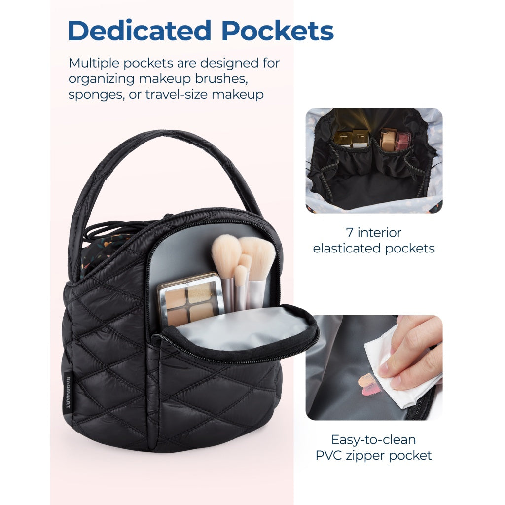 Portable Waterproof Drawstring Cosmetic Bag