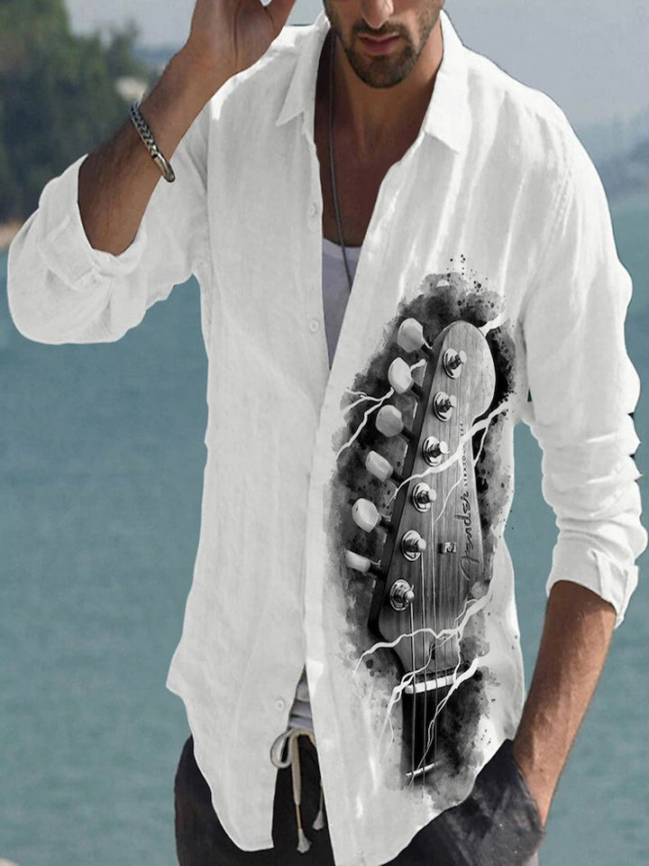 3D Digital Printing Shirt Casual Loose Hawaiian Cardigan