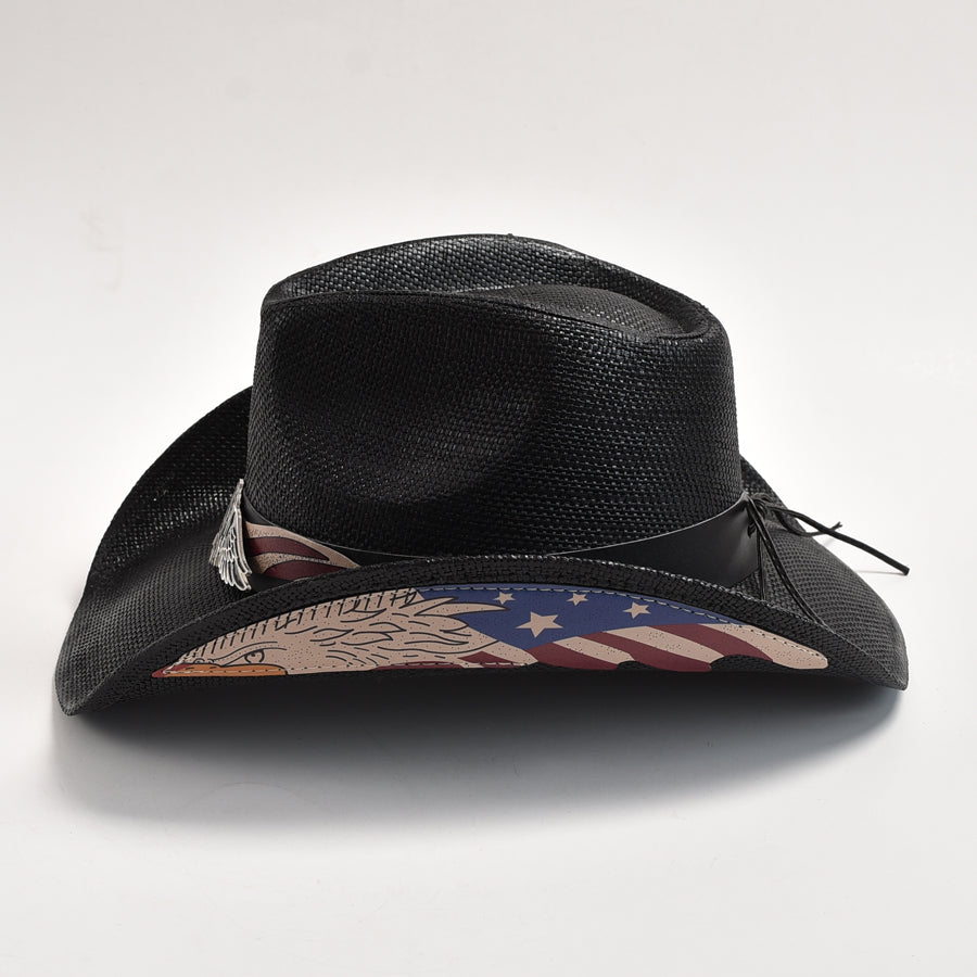 Stylish Straw Western Cowboy Hat for Men & Women