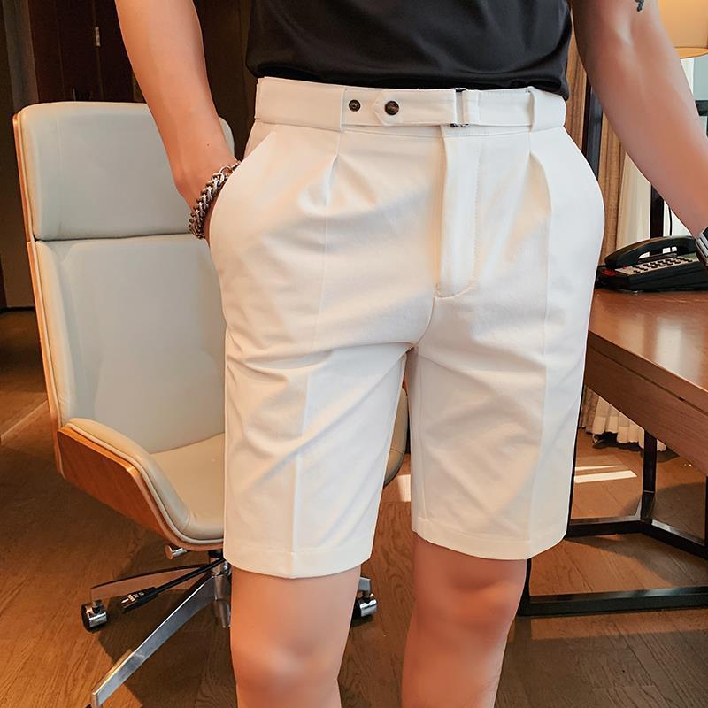 Suit Shorts Men's Summer Thin Slim Fit All-matching