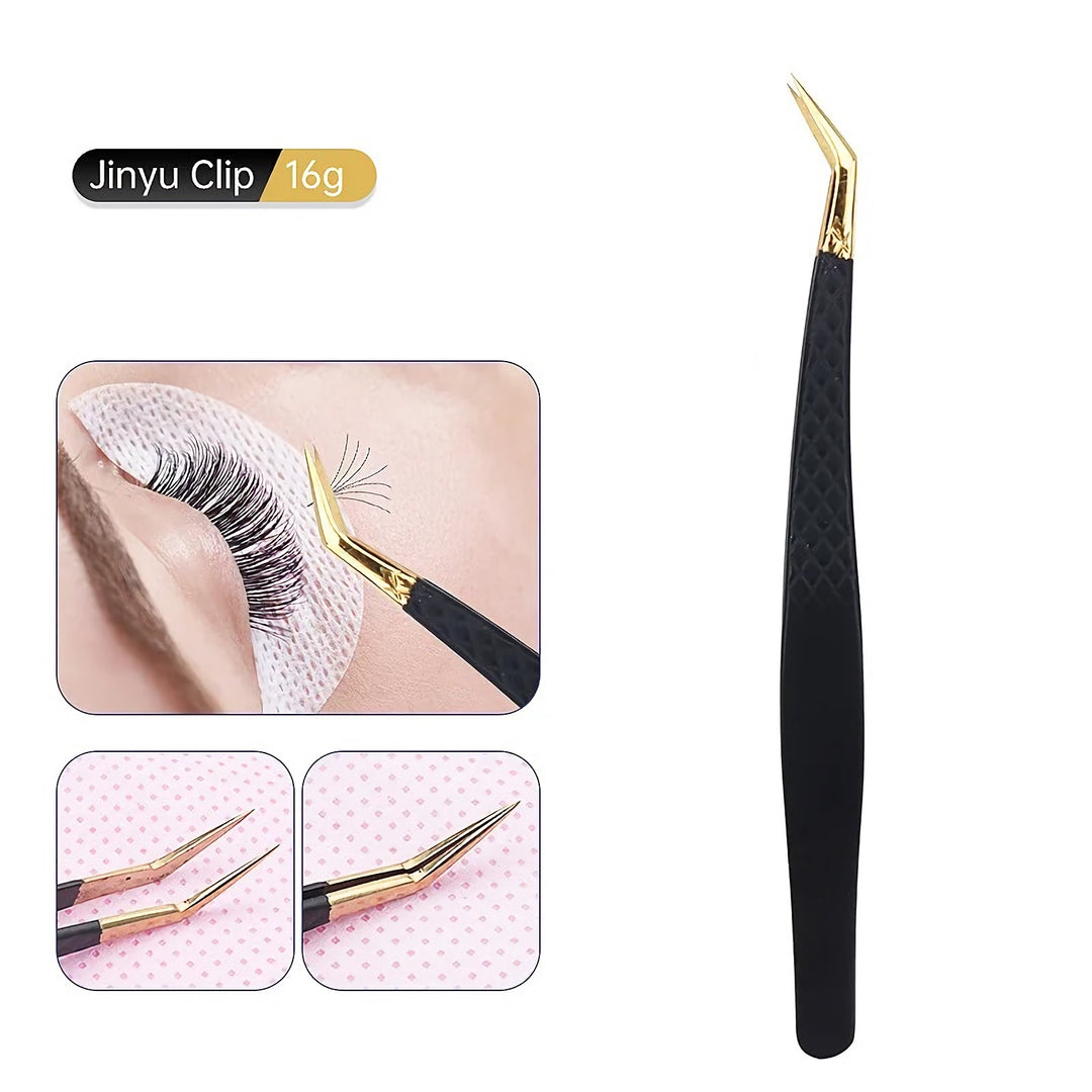 Stainless Steel Eyelash Tweezers