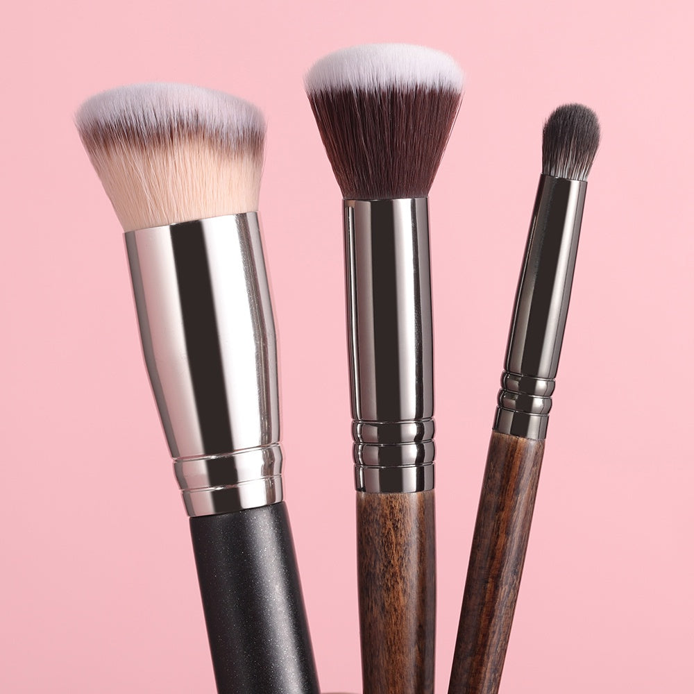 OVW 3-Piece Makeup Brushes Set