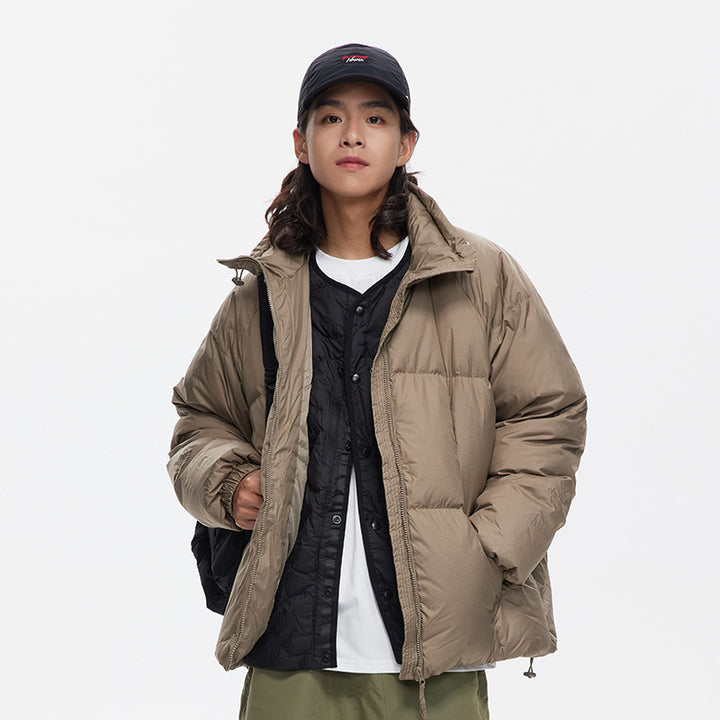 Stand-up Collar Down Jacket Unisex Thickened