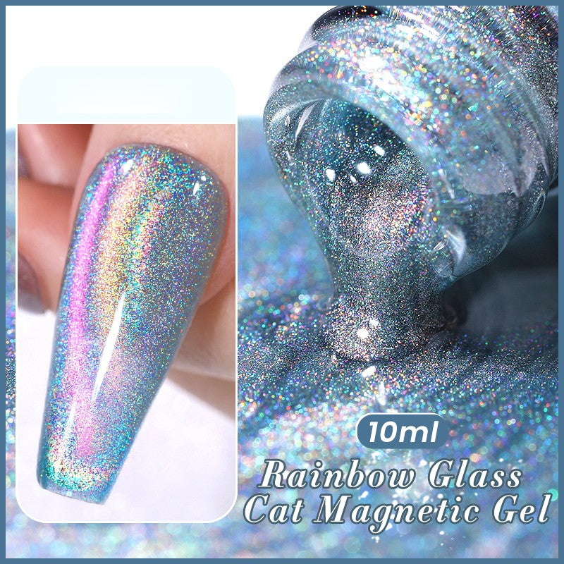 10ML Reflective Moonlight Cat Magnetic Gel Nail Polish