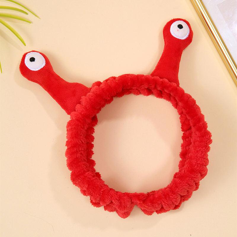 Cute Animal Ears Fluffy Headband - Soft Coral Fleece