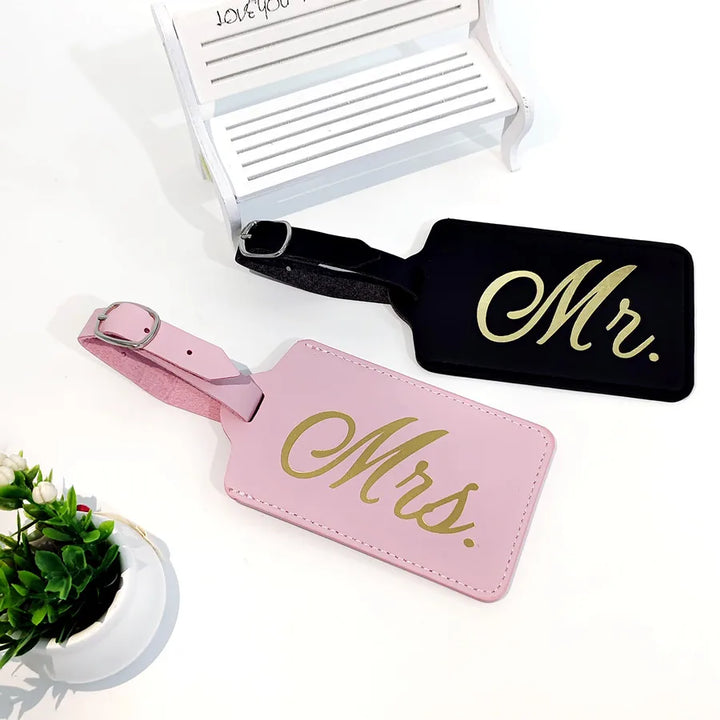 Mr. and Mrs. Couples Luggage Tags