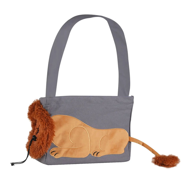 Lion-Shaped Cat & Dog Carrier Bag