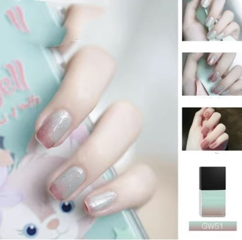 Temperature-changing Twilight Phototherapy Nail Polish Glue