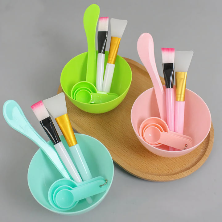 7-Piece Facial Mask Bowl & Brush Set