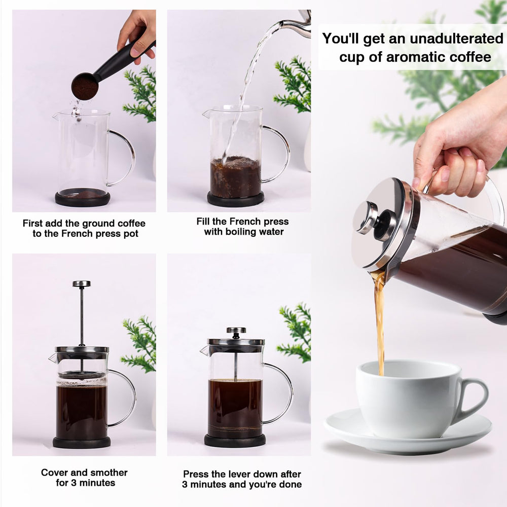 600ml Portable French Press Coffee Maker