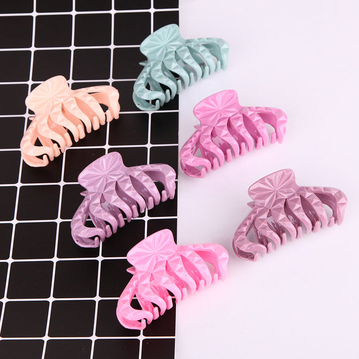 Large 9cm Resin Candy Color Hair Clip