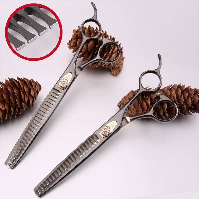 Professional Titanium-Coated Thinning Shears