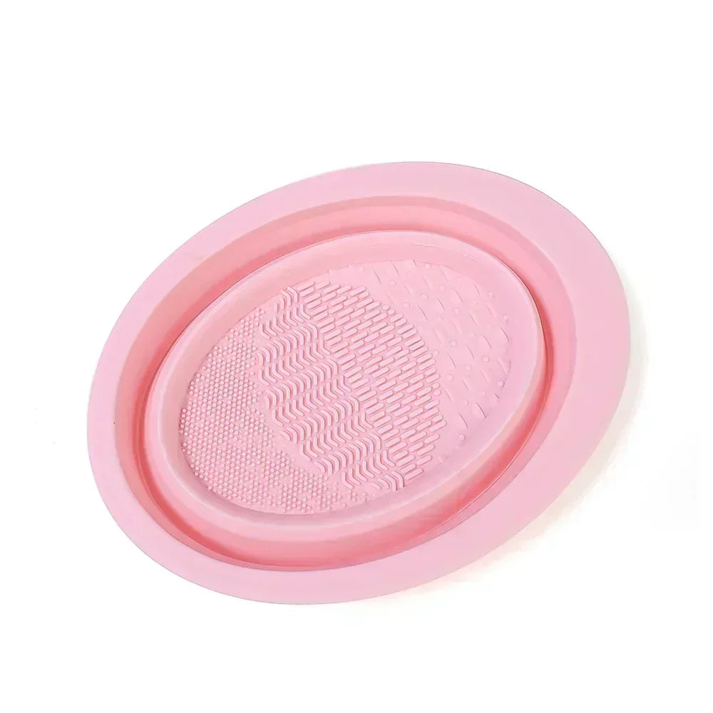 Silicone Folding Makeup Brush Cleaning Bowl