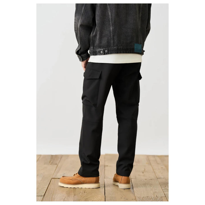 Loose Tapered Waterproof Fleece Lined Cargo Pants