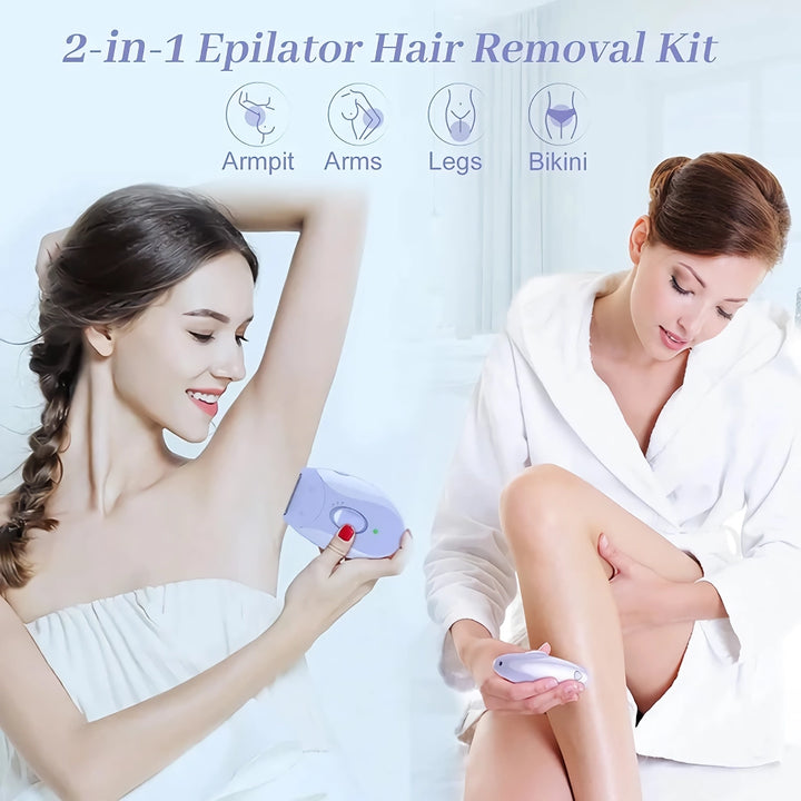 4-in-1 Women's Epilator, Facial & Body Electric Shaver