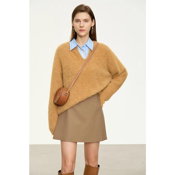 Autumn-Winter High Waist Casual Shorts Skirt
