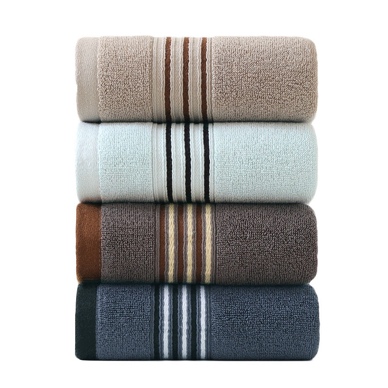 Soft and Stylish Cotton Striped Bath Towel