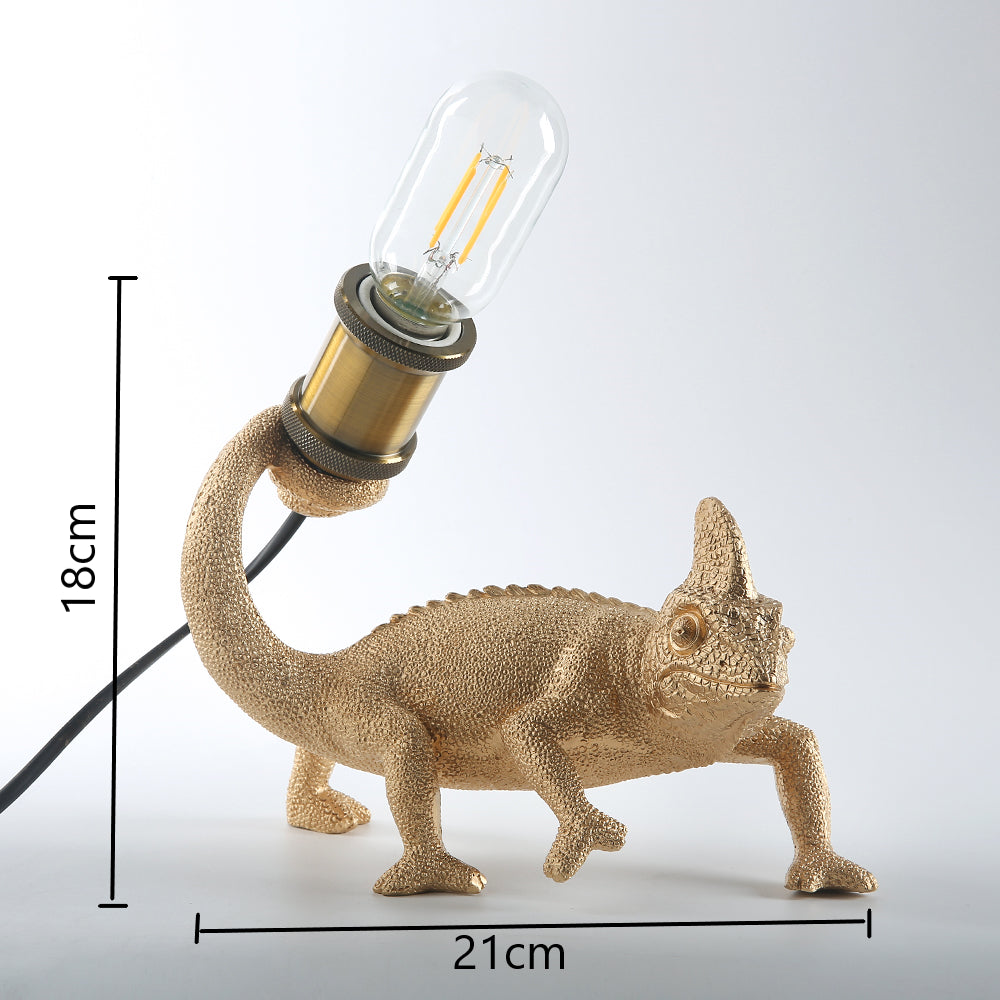 Resin Lizard Table Light