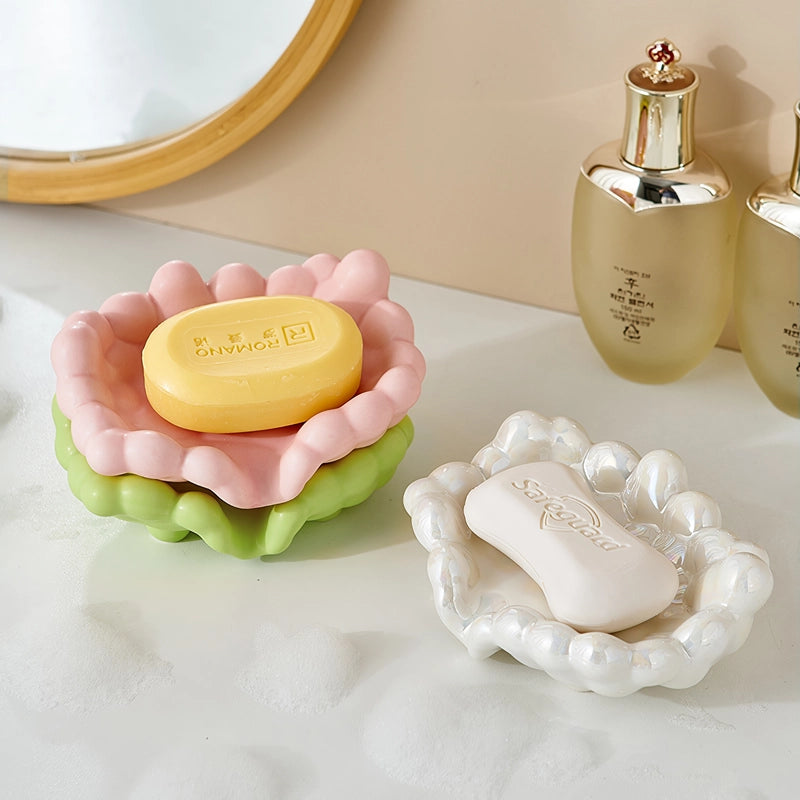 Ceramic Cloud Drain Soap Dish