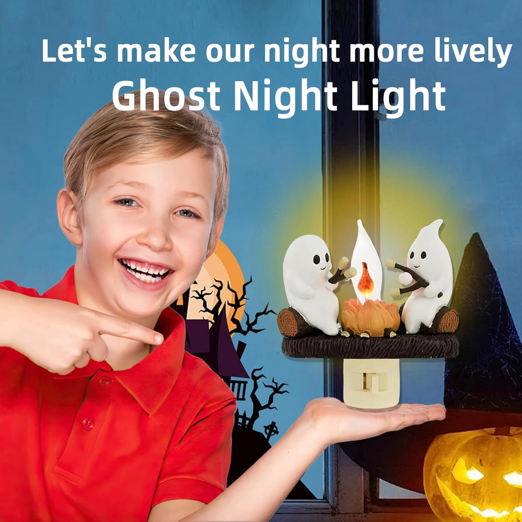 Halloween Ghost Campfire Night Light