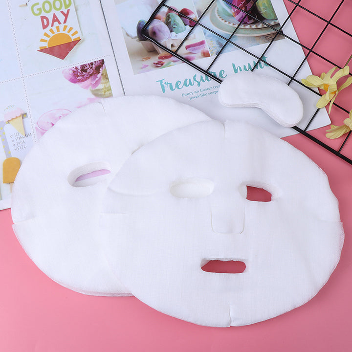 100pcs White DIY Soft Breathable Cotton Facial Mask Sheets