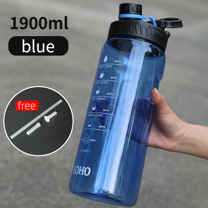 2 Liter Water Bottle With Straw