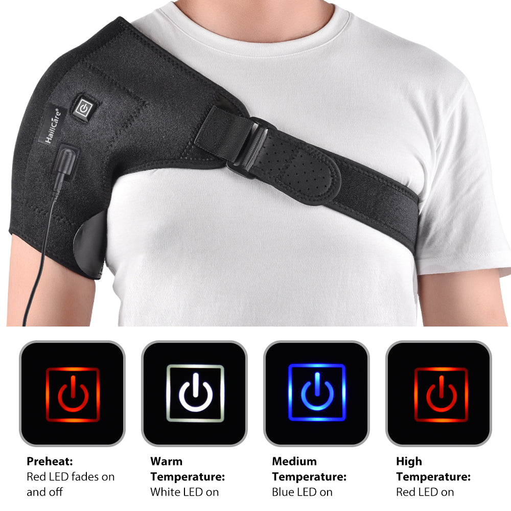 Adjustable Heated Shoulder Massage Brace