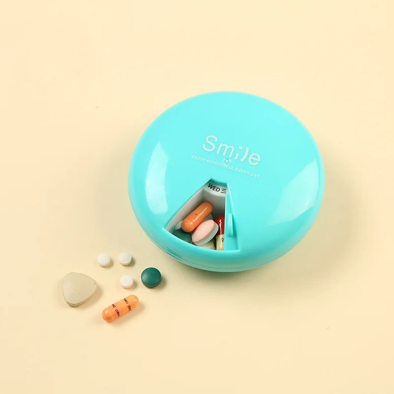 Compact Travel Pill Organizer