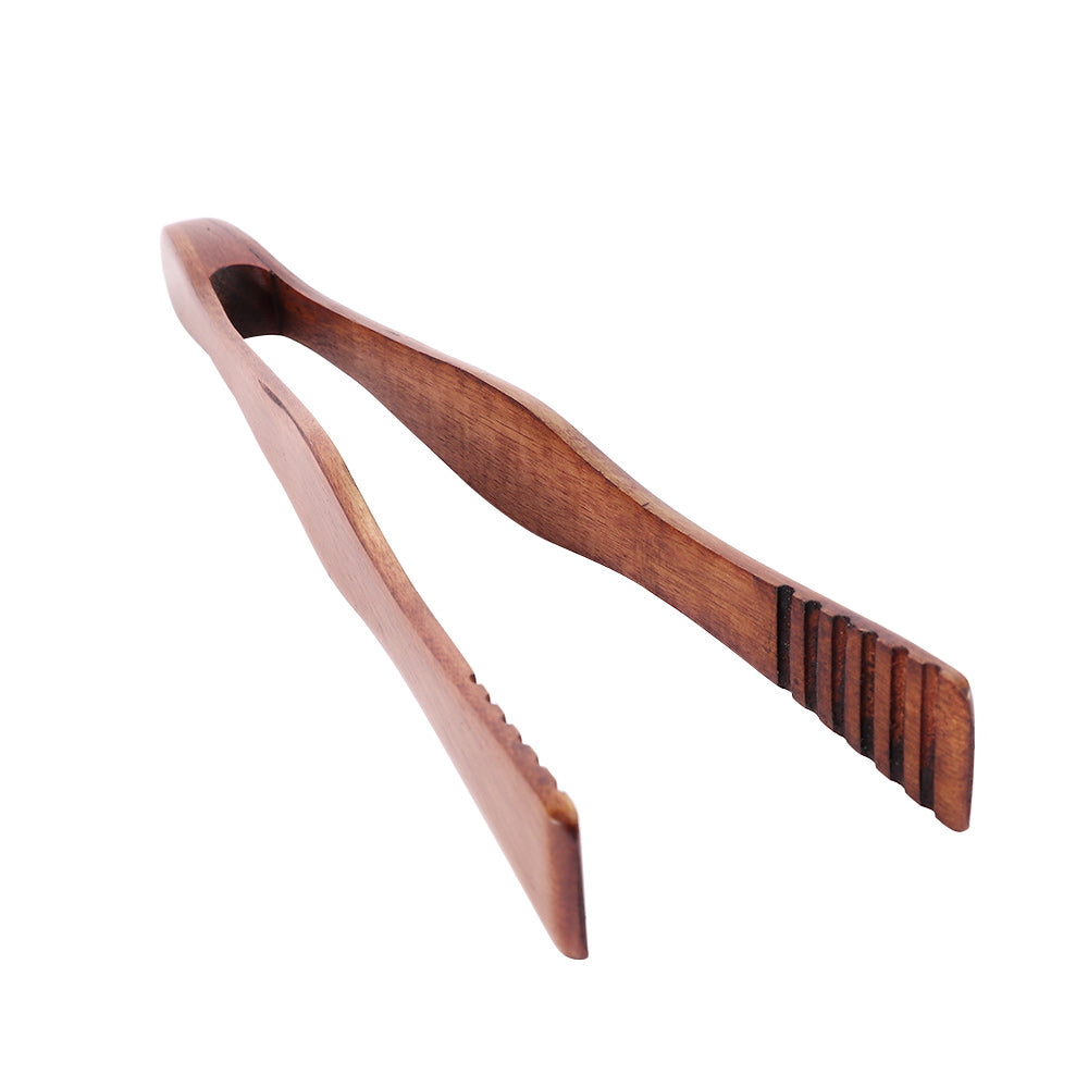 Wooden Bamboo Food Tongs