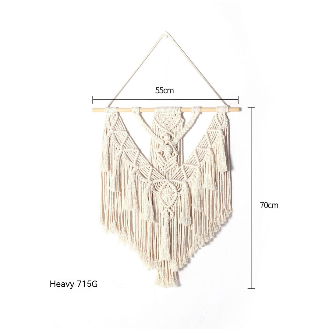 Simple Guesthouse Decoration Bohemian Hand-woven Wall Tassel