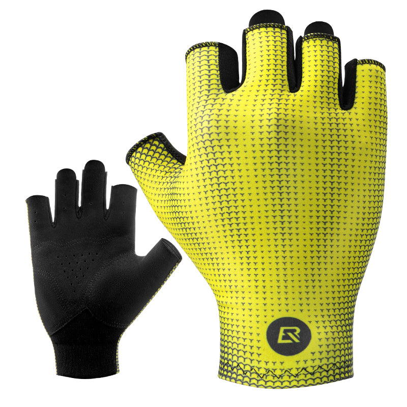 Summer Cycling Gloves - Half-Finger, Breathable, High-Elasticity, Lightweight