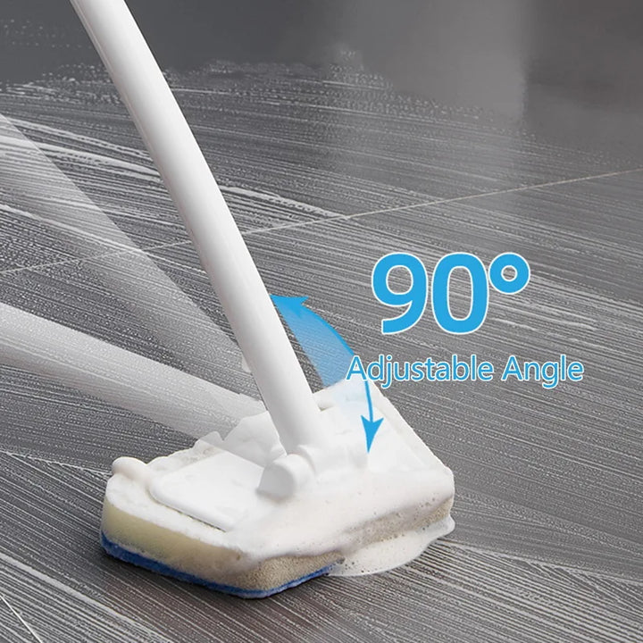 Long Handle Multi-Functional Bathroom Wall and Floor Cleaning Brush