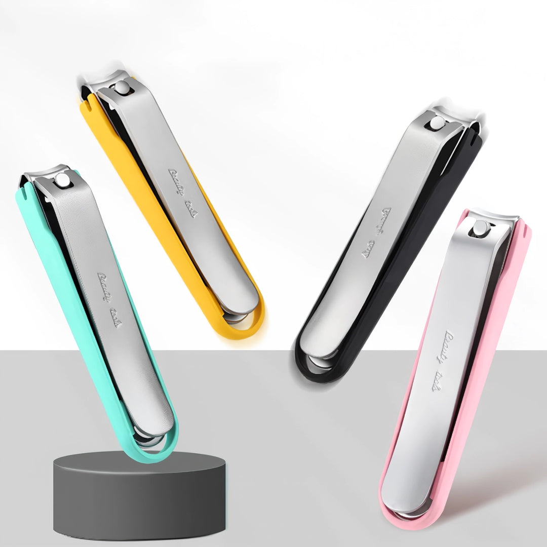 Colorful Anti-Splash Nail Clippers with Detachable Design