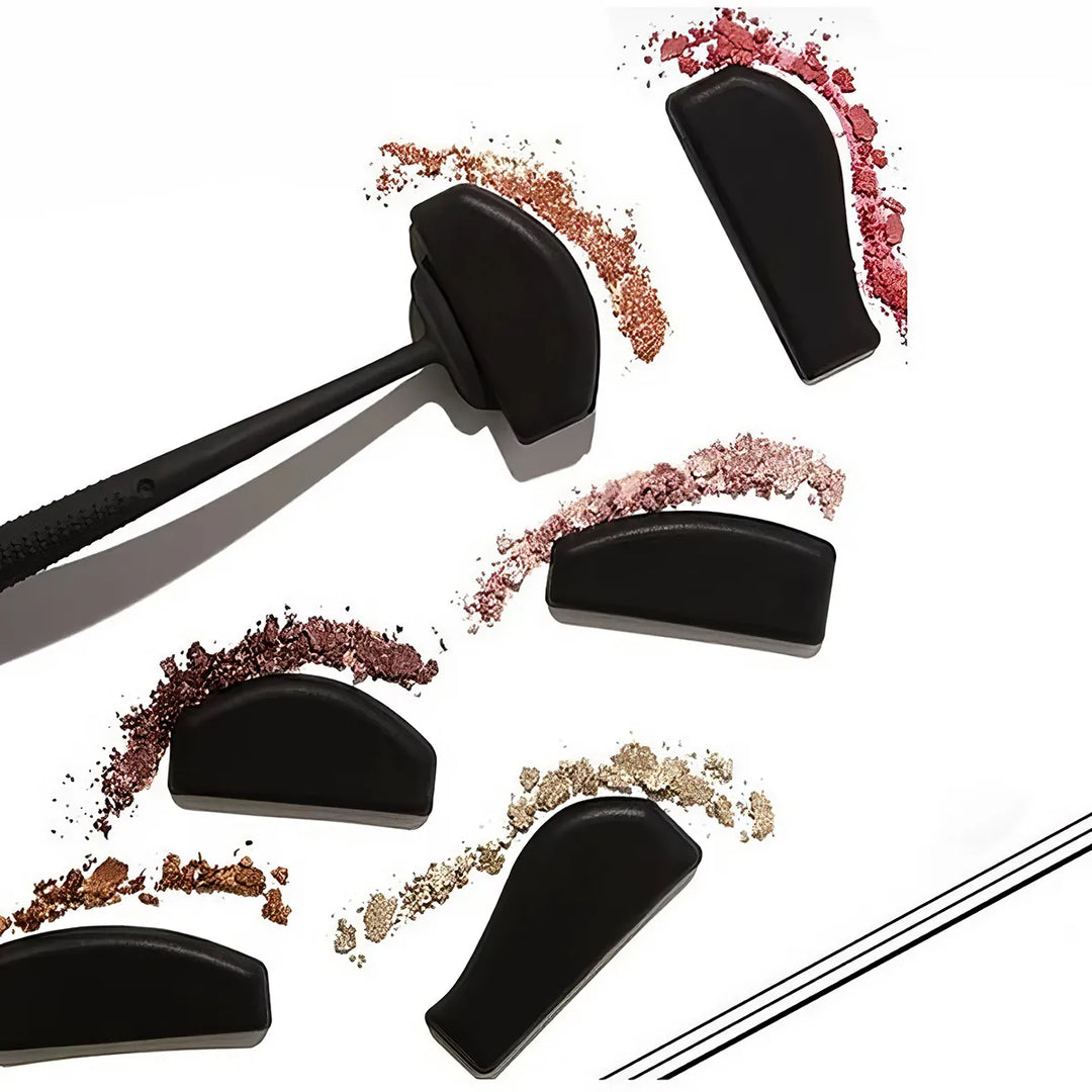 6-in-1 Silicone Eyeshadow Stencils & Makeup Applicator Kit