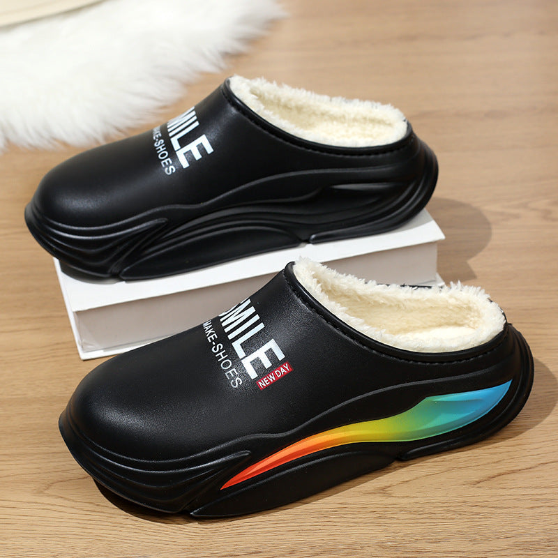 Cotton Shoes EVA Cold-proof Warm Men's Waterproof Non-slip Casual High-end Men's Cotton Slippers