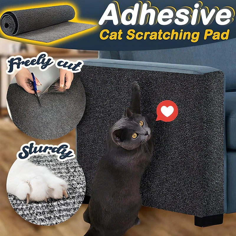 Self-Adhesive Cat Scratch Guard for Sofas and Walls